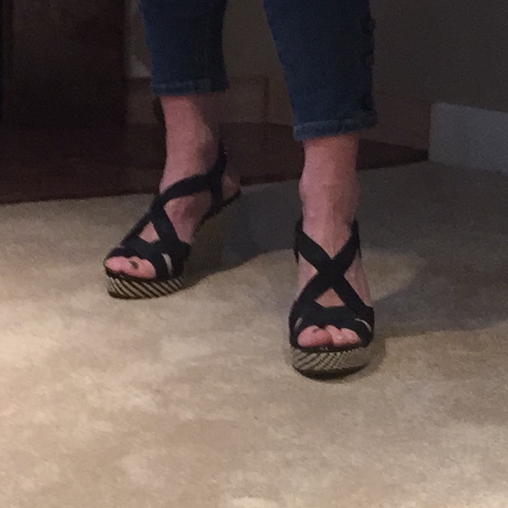 Wedge heel sandals